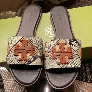 NIB Tory Burch Everly Slide - Size 8.5